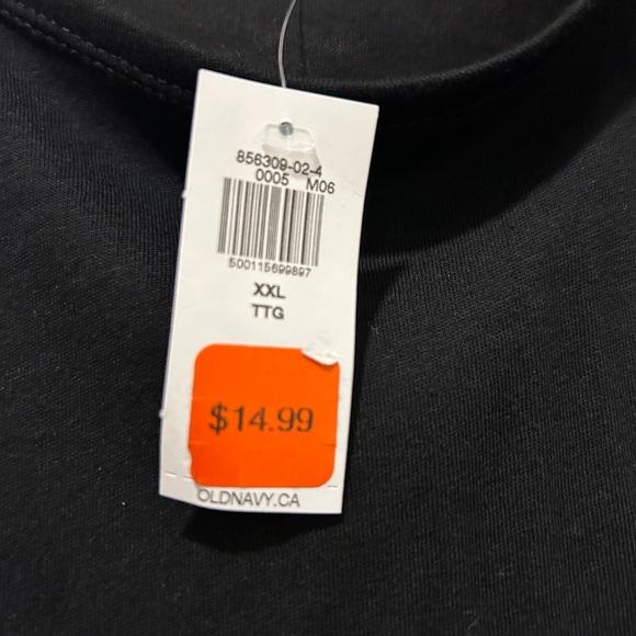 Old Navy Black Lace Sleeve Women's Top - Picture 3 of 4